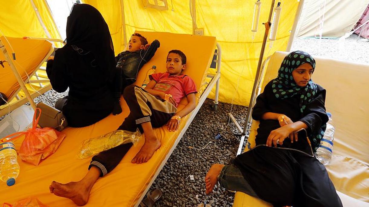 یمن، ہیضے سے اموات کا سلسلہ جاری