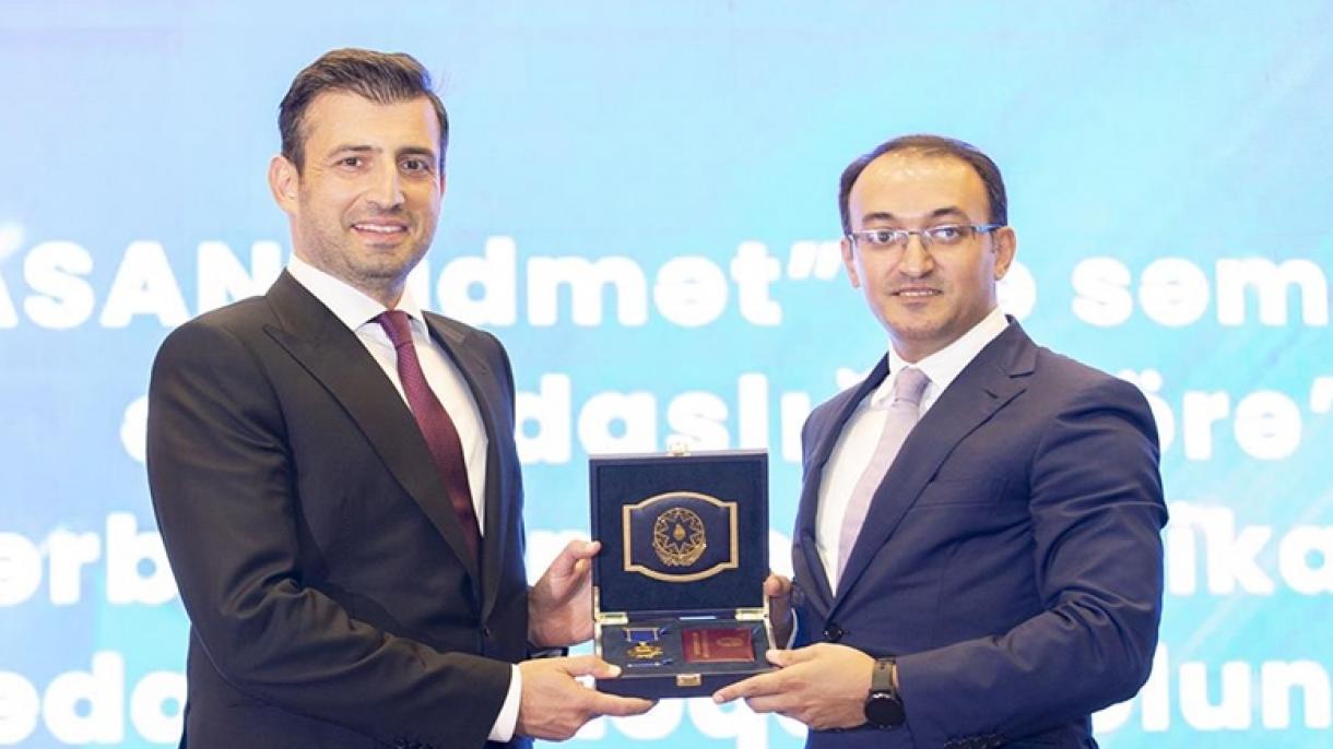 سلجوق بایراقدارا آذربایجاندان مدال