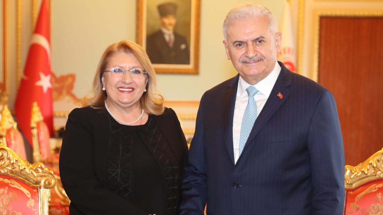 Malta prezidenti TBMM-nin sədri Yıldırım ilə görüşdü