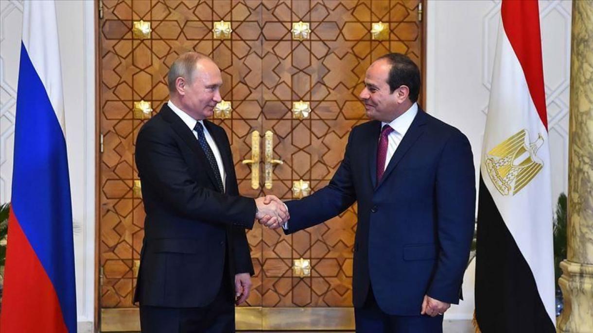 گفت‌گوی تیلفونی روسای جمهور روسیه و مصر پیرامون لیبیا