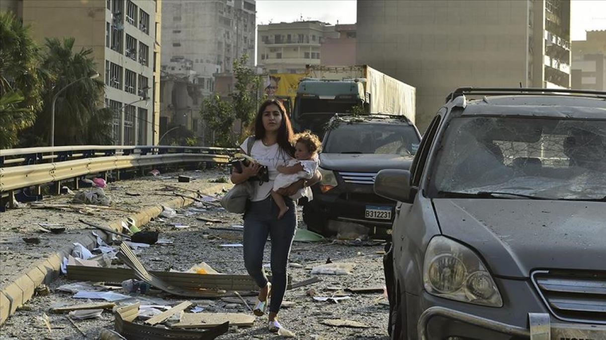 Capitala libaneză zguduită de o explozie uriașă