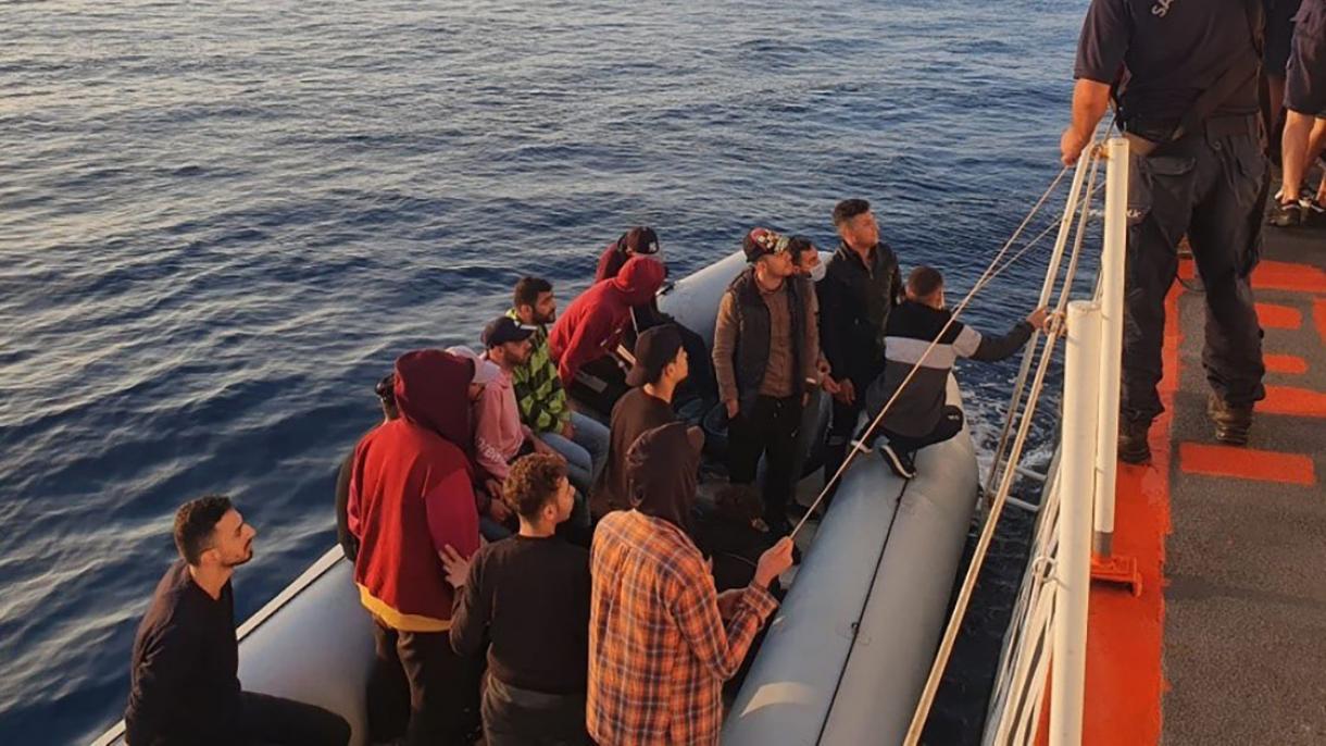 تیم‌های فرماندهی گارد ساحلی ترکیه 24 مهاجر غیرقانونی را در موغلا نجات دادند