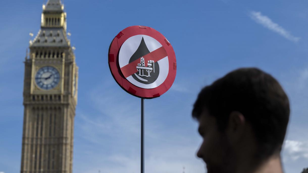 Activistas climáticos hicieron manifestación de en Londres