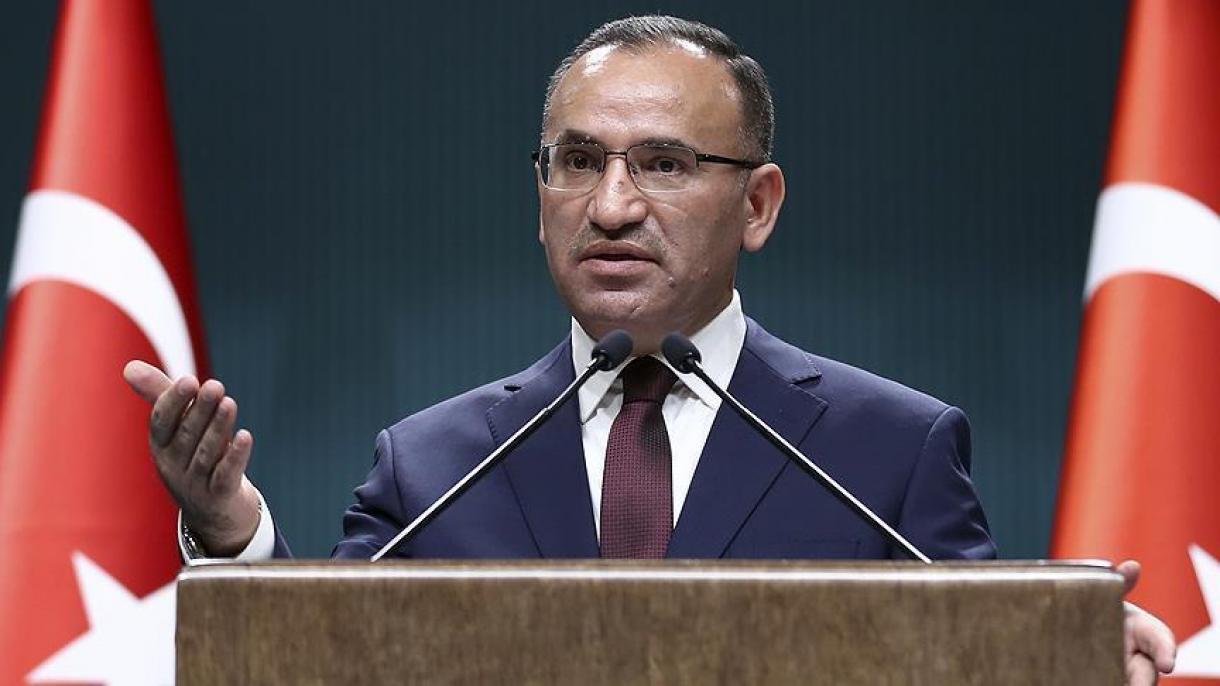 Bekir Bozdag' Turkiya chegarasida terror davlati bo'lmasligini bildirdi
