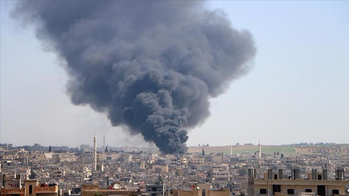 ادلب سوریه بار دیگر در معرض حملات هوایی قرار گرفت