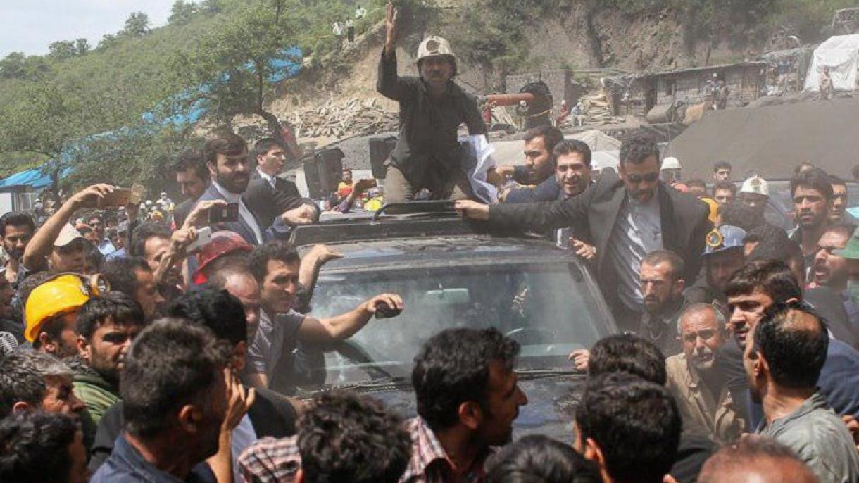 وقوع تشنج به هنگام ورود کاروان روحانی به معدن قیش یورت