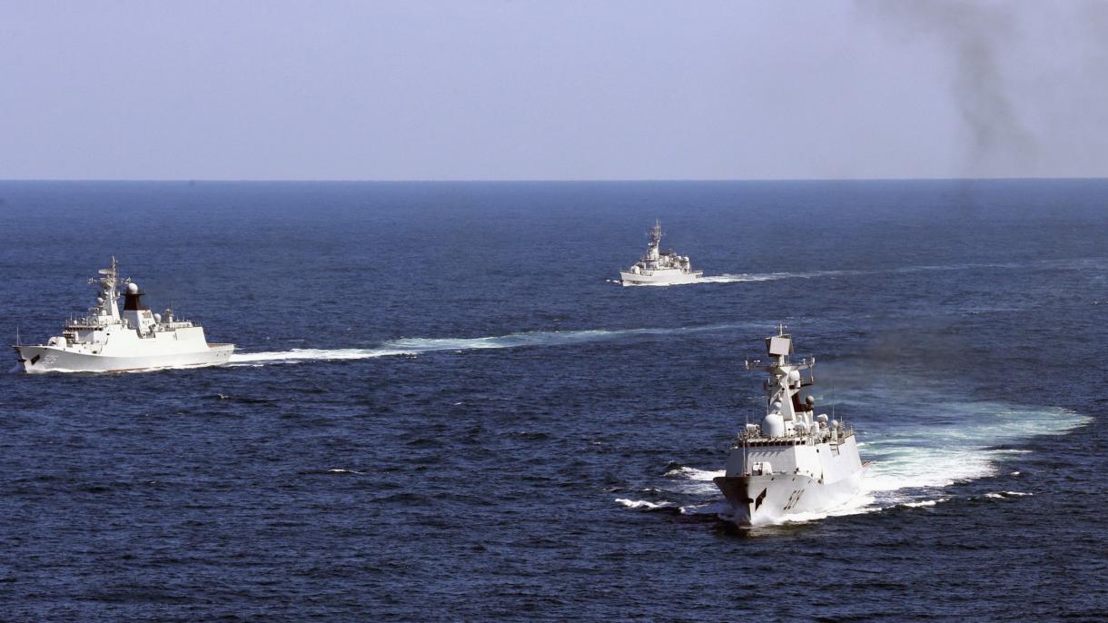 中国舰队在日本海进行军演日本表示忧虑