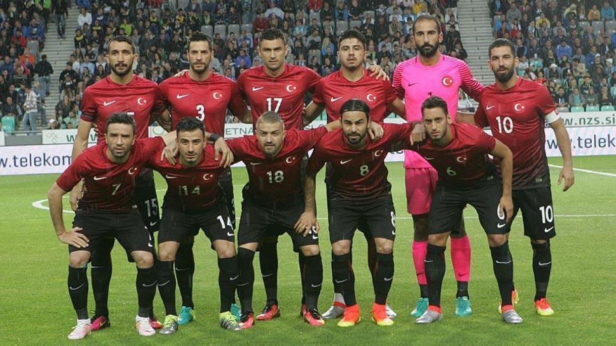 صعود تیم ملی فوتبال ترکیه به جایگاه بیست و چهارم جهان