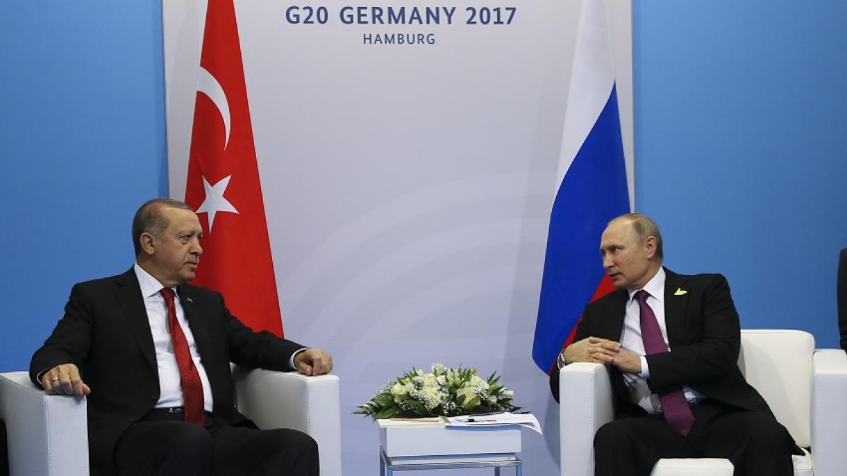 Recep Tayyip Erdoğan Vladimir Putin G20 Zirvesi Almanya