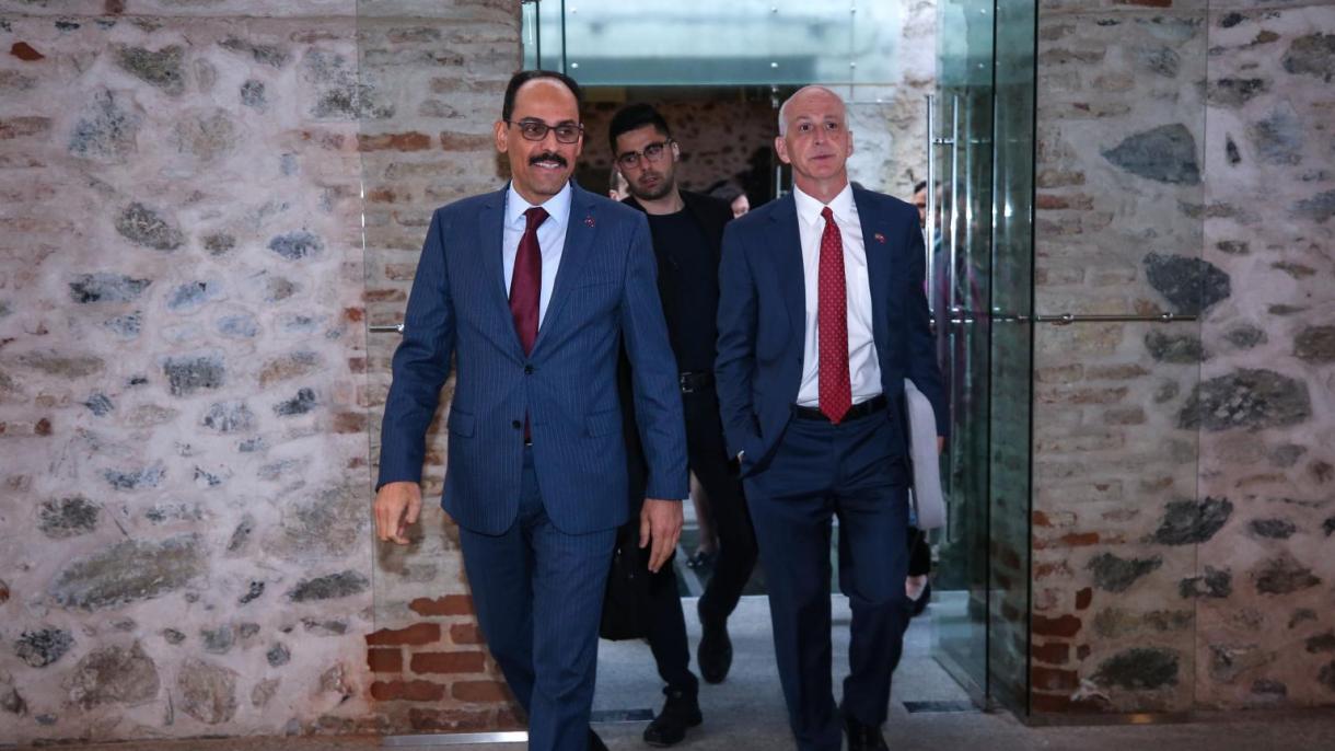 İbrahim Kalın ABŞ nümayәndә heyәti ilә görüşüb