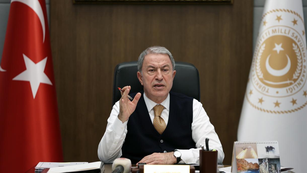 Hulusi Akar Yunanıstana reaksiya verdi