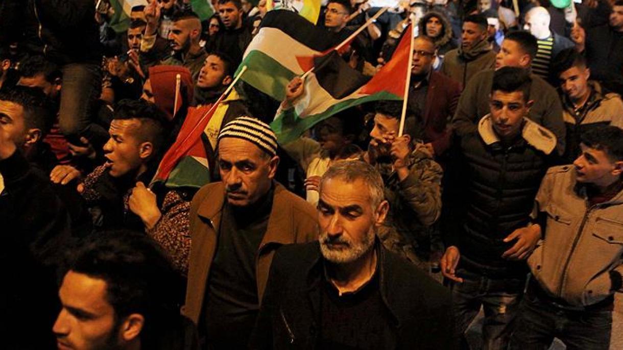 مداخله نیروهای اسرائیلی با گلوله های واقعی در برابر فلسطینیان