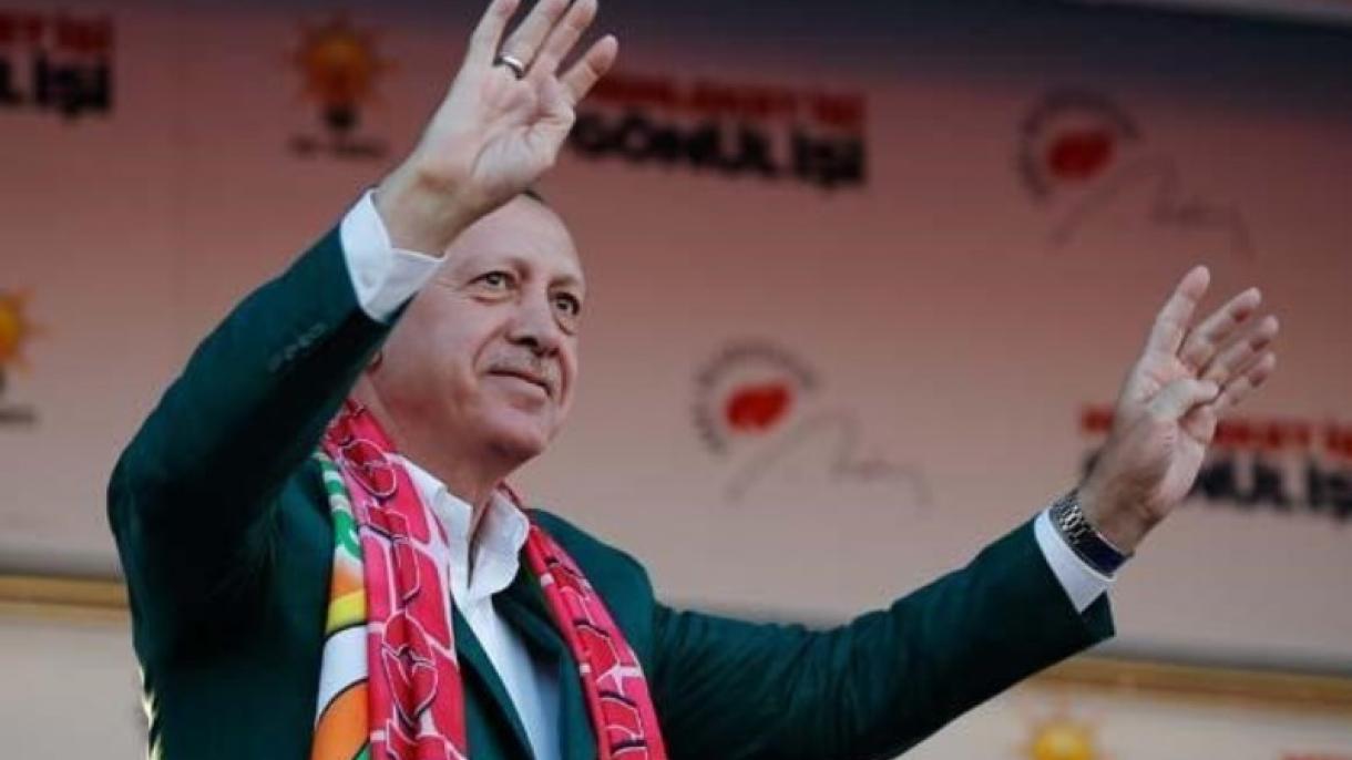 Эрдоган: «Түркияда эс алган туристтер биздин өлкөдөн оңой менен баш тарта алышпайт»