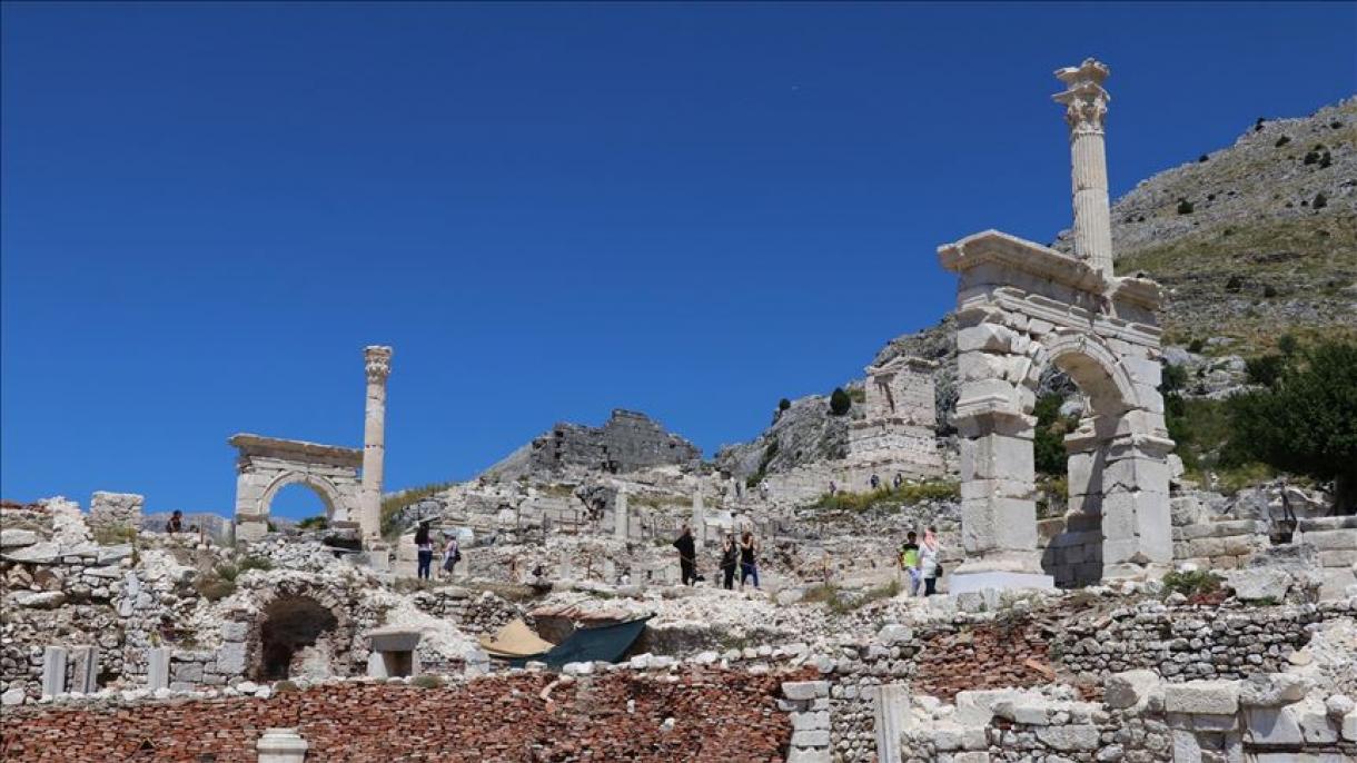 Antigua ciudad turca de Sagalassos albergó más de 27.000 turistas en el primer semestre del año