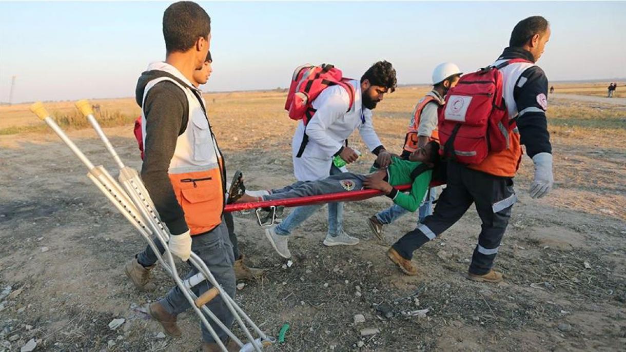 شمار زخمی‌های فلسطینی در غزه به 60 نفر رسید