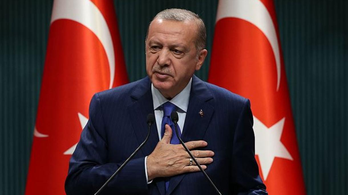 O presidente Erdogan agradece aos países que enviam mensagens de solidariedade por Izmir