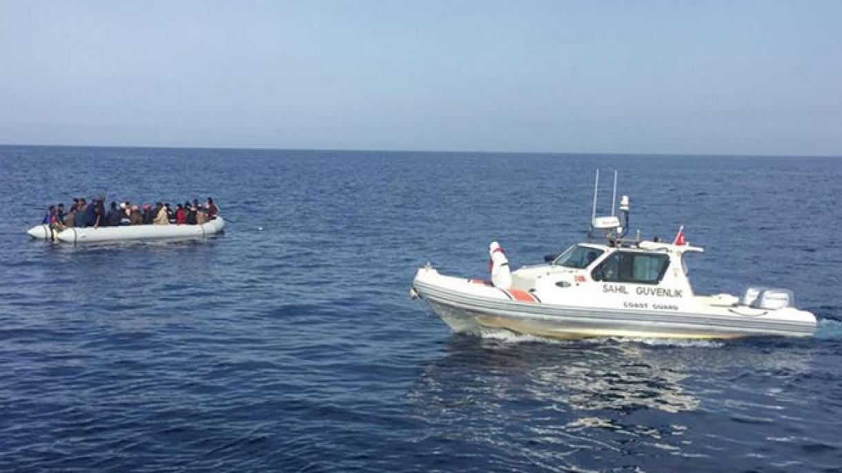 42 migránst mentett ki a török parti őrség az Égei-tengerből