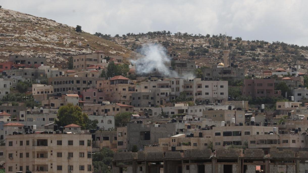 اسرائیل عسکر لری نینگ هجومی عاقبتیده یره لنگن فلسطینلیک باله حیاتینی یوقاتدی