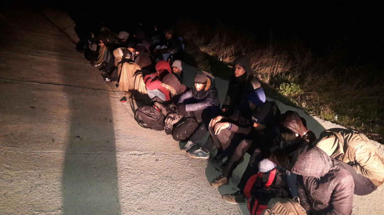 Türkiyənin Kırklareli şəhərində Avropaya getməyə hazırlaşan 44 miqrant yaxalandı
