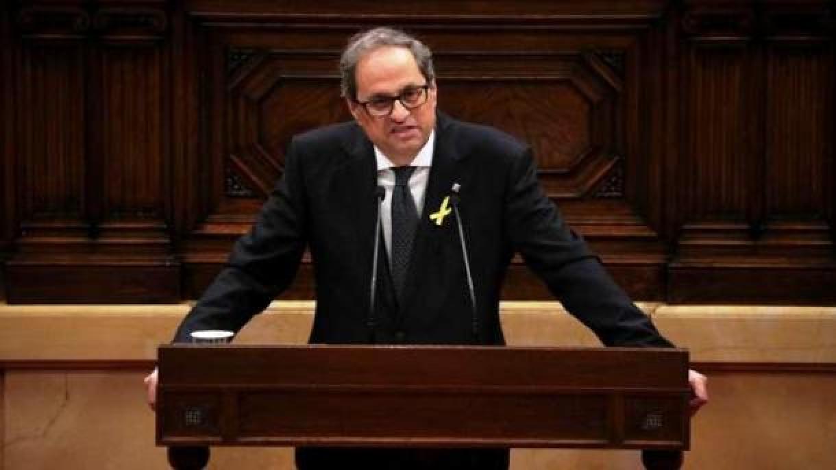 Presidente catalão pede mediação internacional para negociar com o governo de Espanha