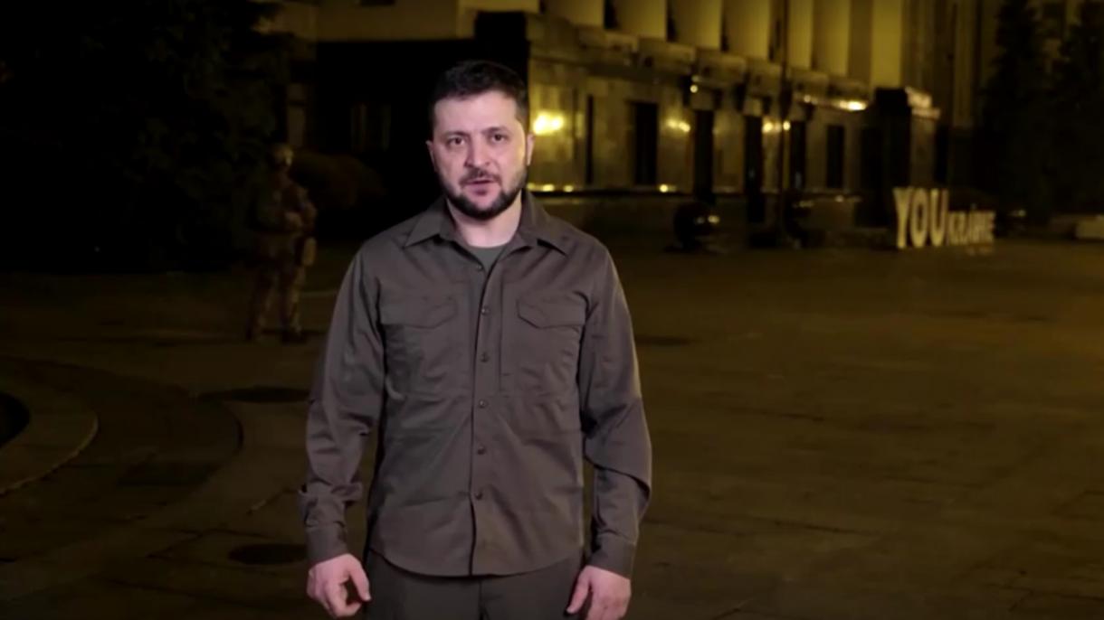 Зеленский видео билдирүү жасады