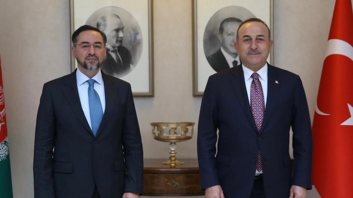 Türkiýäniň Daşary işler ministri Owganystanyň ozalky Daşary işler ministri bilen duşuşdy