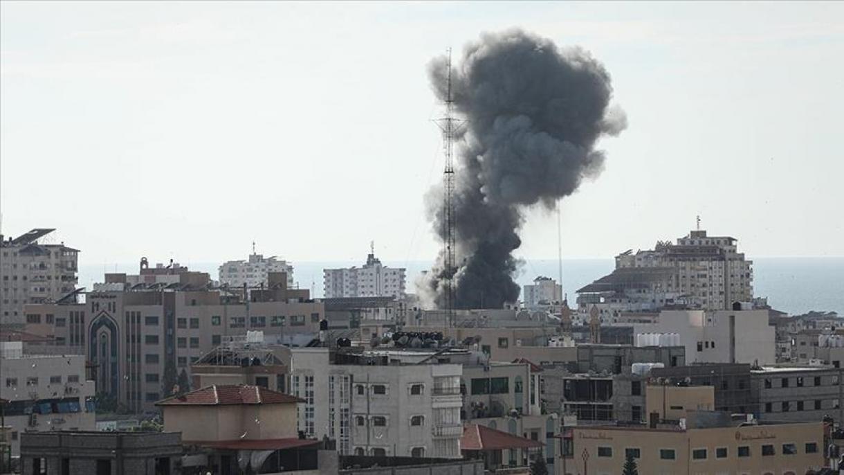 حمله هوایی اسرائیل به دانشگاه اسلام در غزه