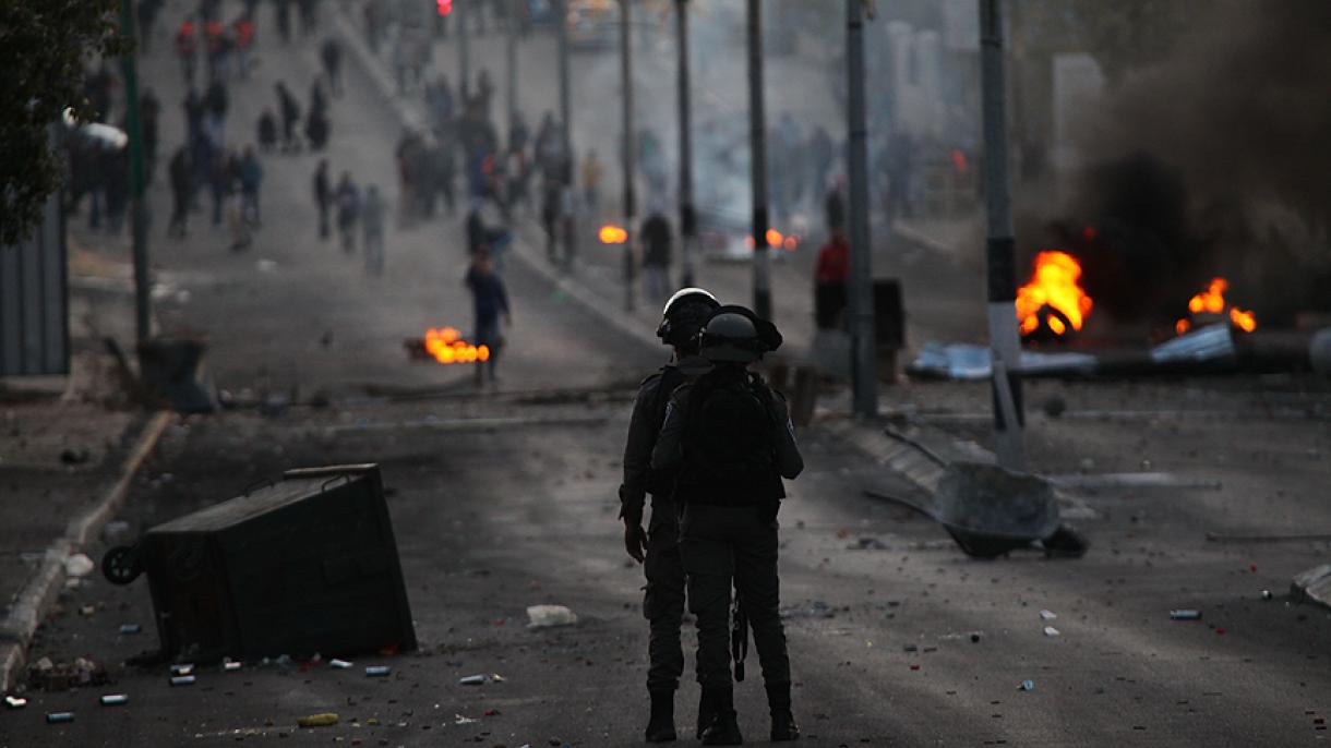 درگیری بین نیروهای اسرائیلی و معترضین فلسطینی