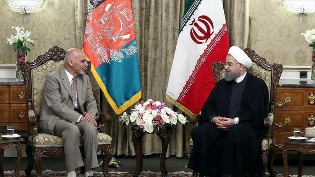 دیدار روسای جمهور ایران و افغانستان در چین