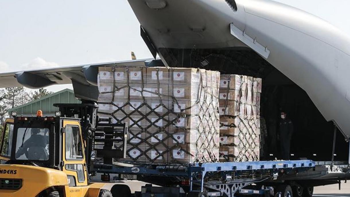 A segélyszállító repülőgép érkezett Nigerbe