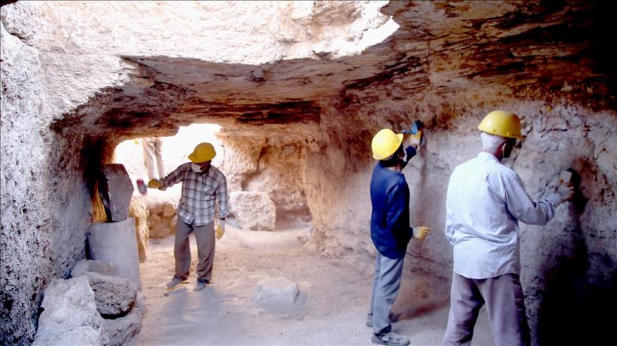 کشف پناهگاه زیرزمینی 1500 ساله در دیاربکر ترکیه