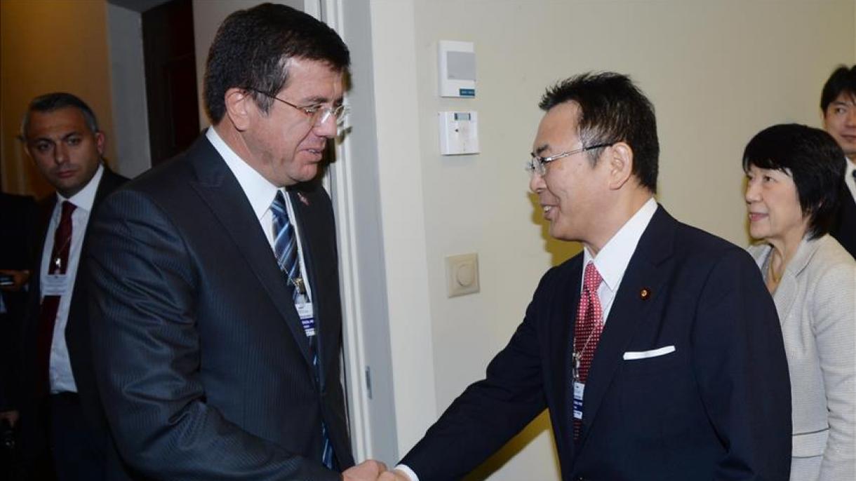 دیدار وزیر اقتصاد ترکیه با مقامات ژاپن، کره و اتحادیه اروپا