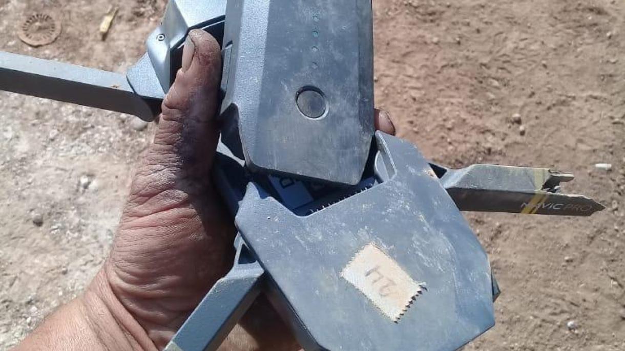 El Ejército Nacional de Siria ha derribado un drone de la banda terrorista YPG/PKK en Tel Abiad
