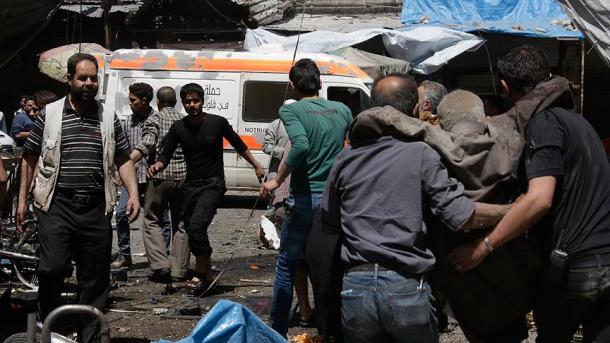 Un avión de caza asesina a 28 personas en Siria