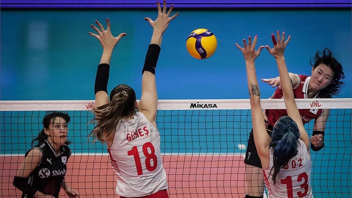 Woleýbolçy Gyzlar, Günorta Koreýany 3-1 Hasabynda Ýeňdi