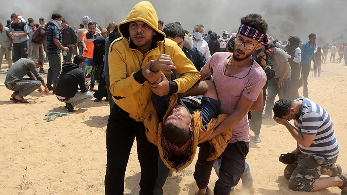 Massacre à Gaza : 54 blessés dans un état de mort clinique