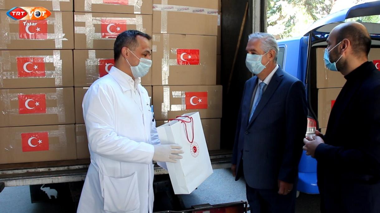 Tatarstandağı törek êşmäkärläre yärdäm maqsatlı mediśina (медицина) äyberlären tapşırdı