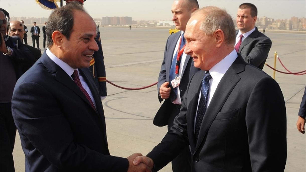 گفتگوی تیلفونی روسای جمهور روسیه و مصر