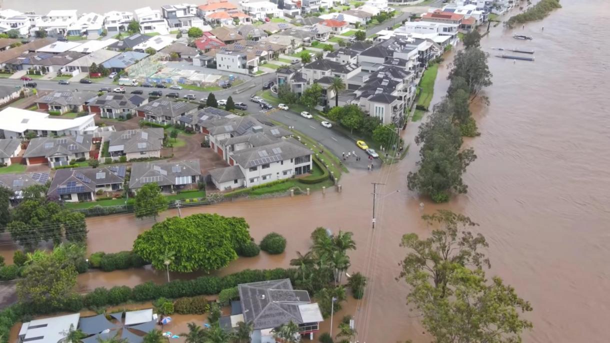 澳大利亚新南威尔士州暴雨引发洪水