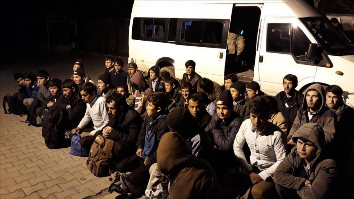 Két nap alatt 614 migránst fogtak el Erzurumban