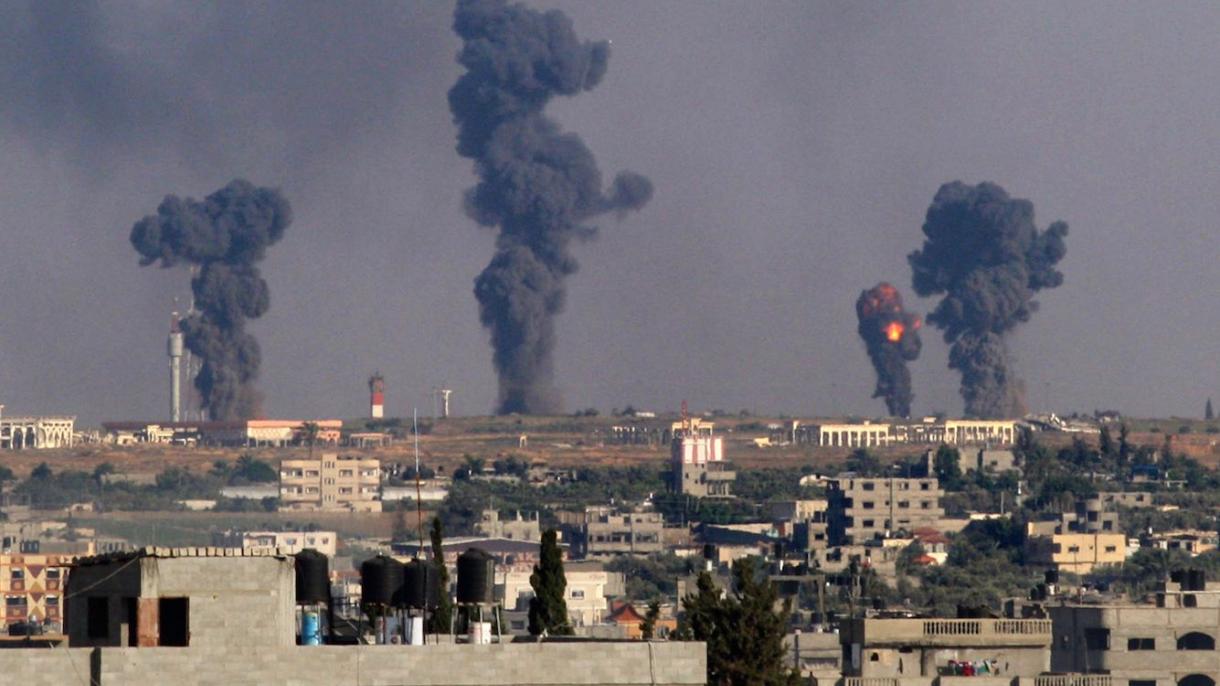 مقبوضہ علاقوں میں  کشیدگی بڑھ گئی، اسرائیلی فوج  کا غزہ پر فضائی حملہ
