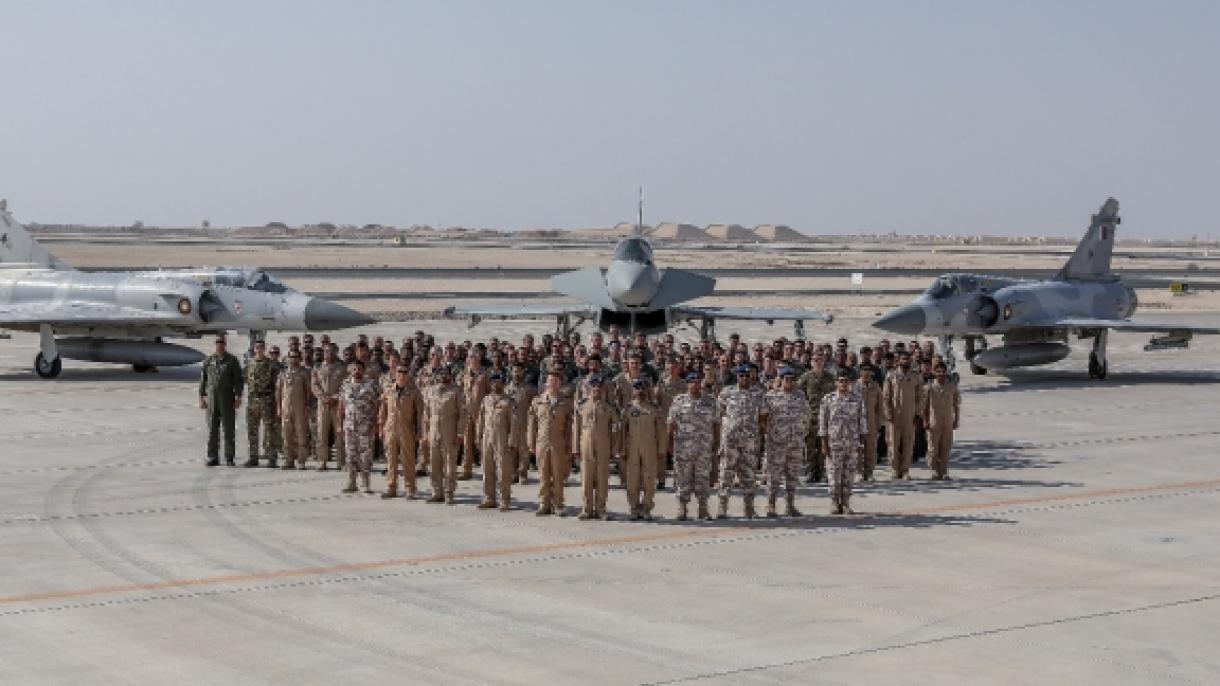 Съвместни учения на катарските и британски ВВС...