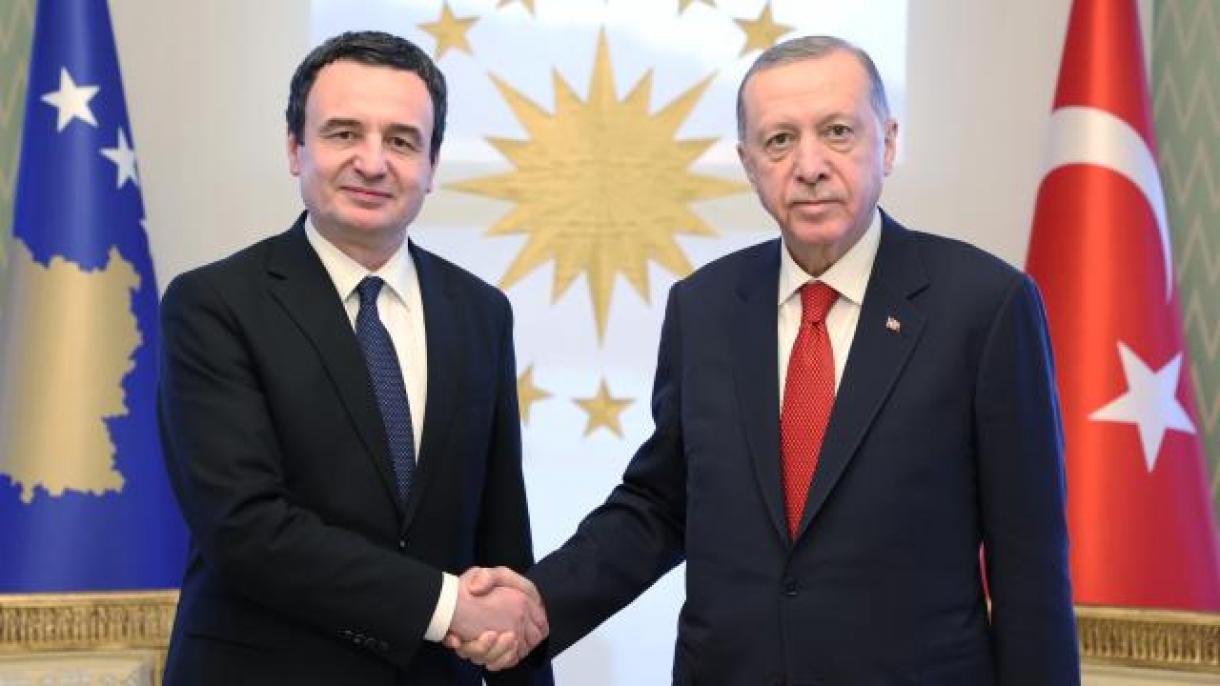 Rəcəb Tayyib Ərdoğan Albin Kurtini qəbul edib