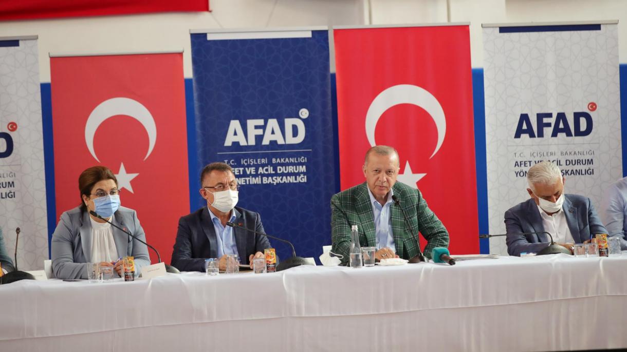Erdogan u regiji pogođenom požarima: Pokrit ćemo sve vrste štete