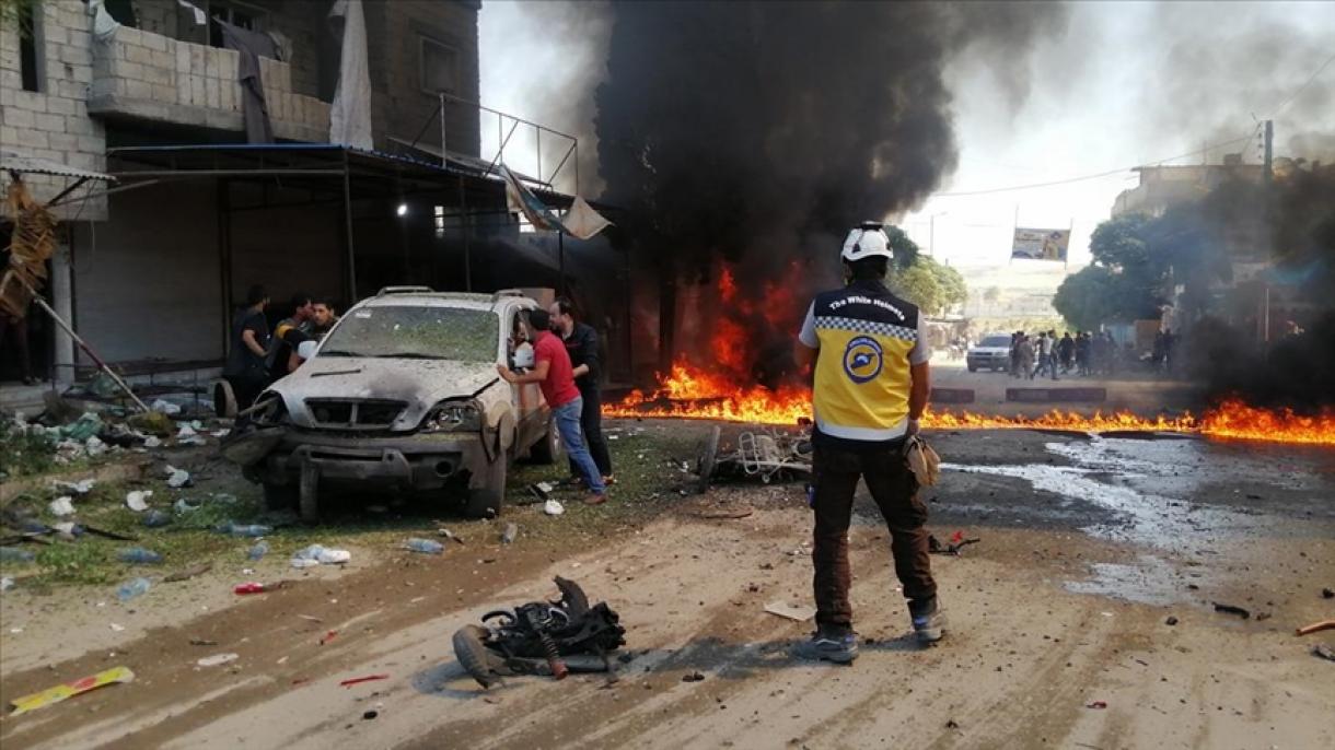 叙利亚北部贾拉布卢斯地区发生炸弹袭击