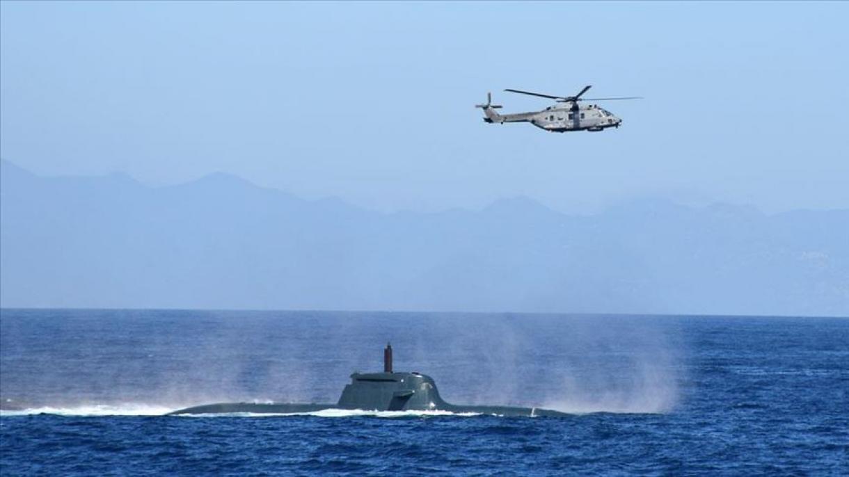 Navios da marinha turca e espanhola participam do exercício "Dynamic Manta-2020"