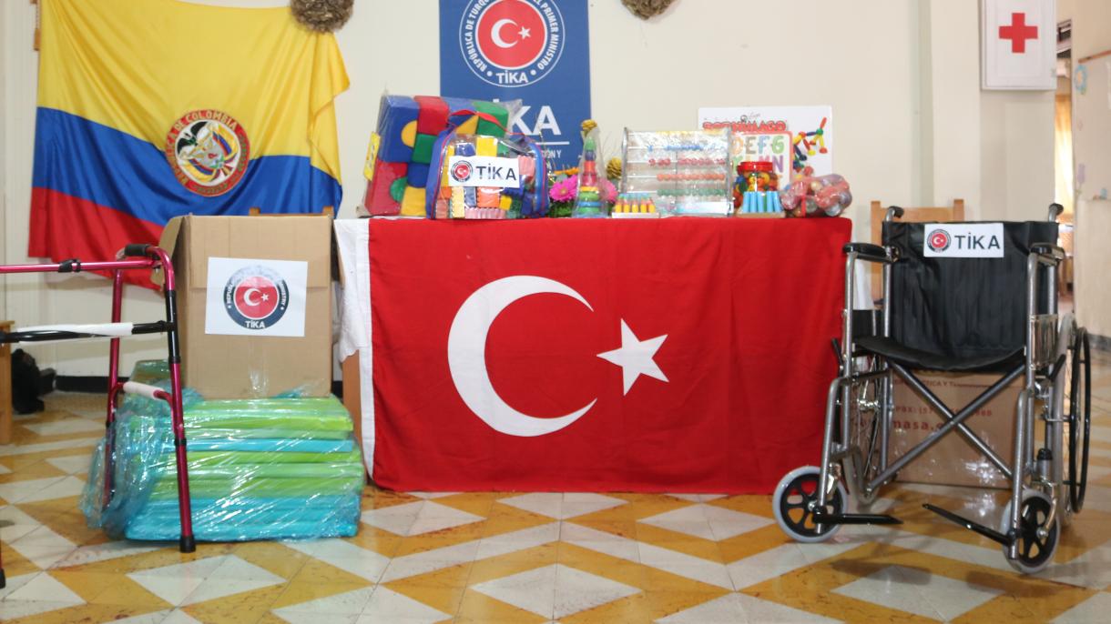 Turquía ayuda a los niños discapacitados en Colombia