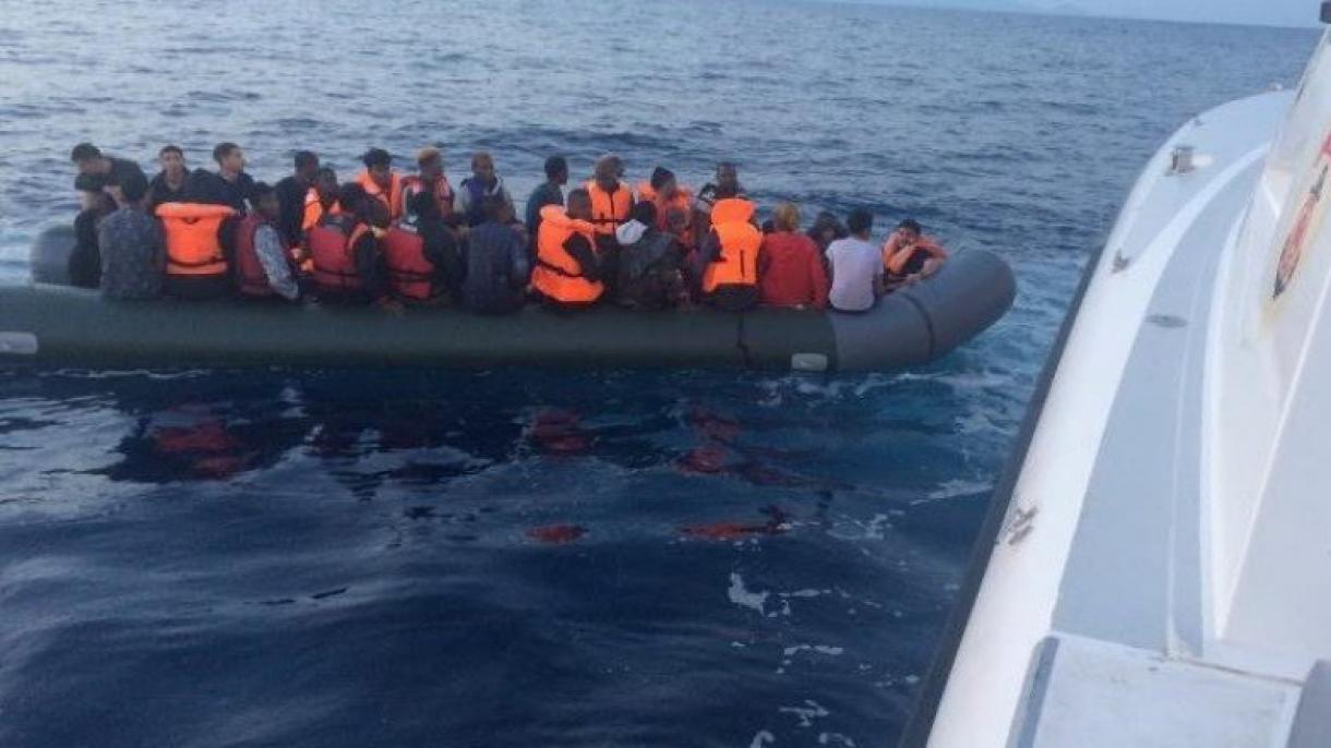 نجات 183 مهاجر در سواحل ازمیر ترکیه