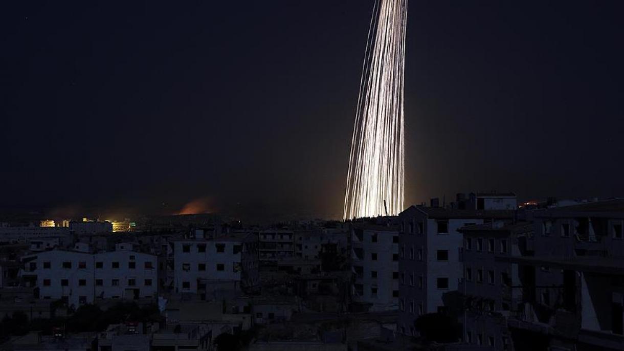 جنگنده های روس با بمب فسفری مراکز مسکونی در سوریه را بمباران می کنند