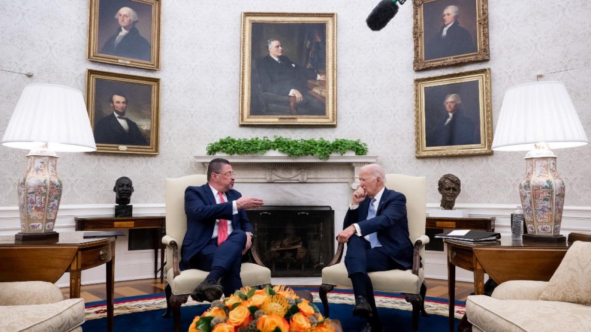 Biden se reúne con el presidente de Costa Rica en Washington DC
